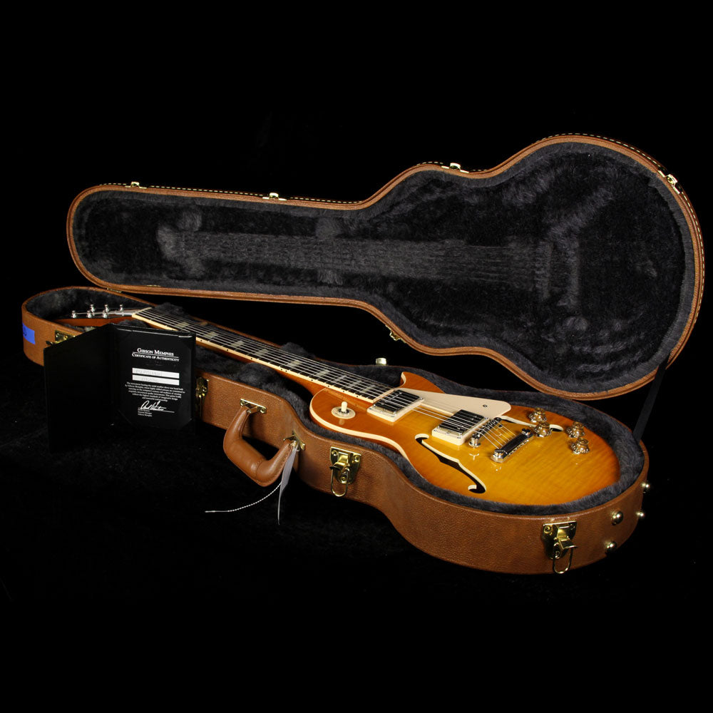 Used 2015 Gibson Memphis ES-Les Paul Electric Guitar Lemonburst — 9