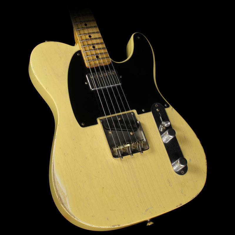 Used 2007 Fender Custom Shop Masterbuilt John Cruz '51 Humbucker Nocaster Relic Electric Guitar Nocaster Blonde — 1