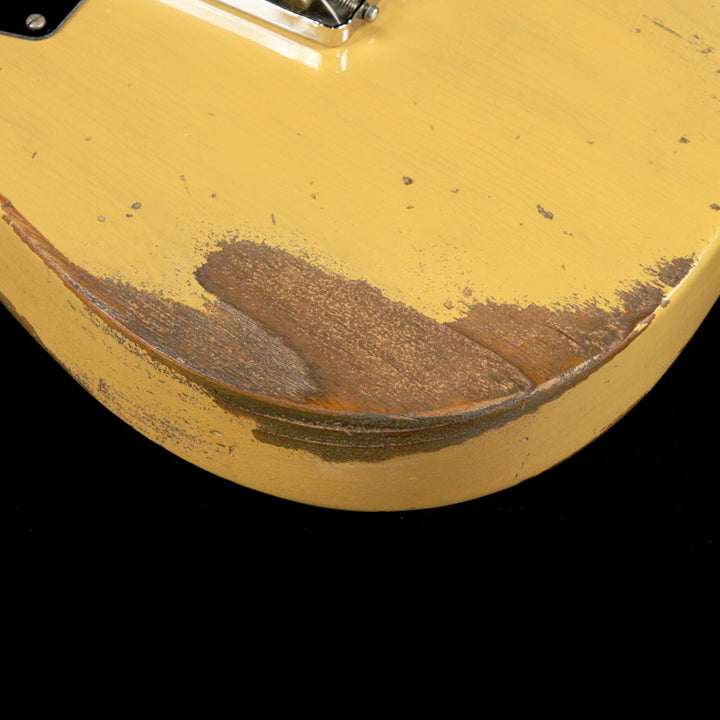 Fender Custom Shop 1951 Nocaster Roasted Ash Heavy Relic Electric Guitar Butterscotch Blonde