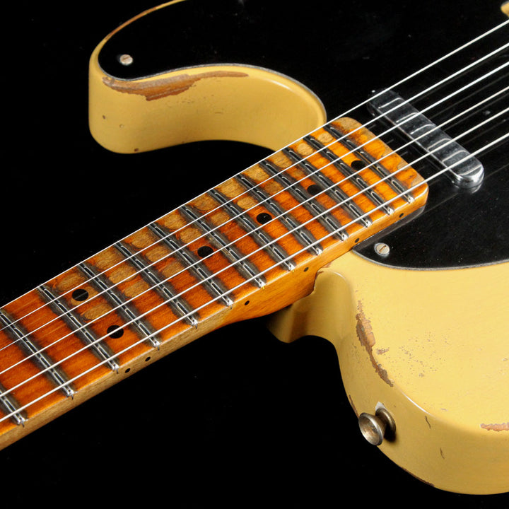 Fender Custom Shop 1951 Nocaster Roasted Ash Heavy Relic Electric Guitar Butterscotch Blonde