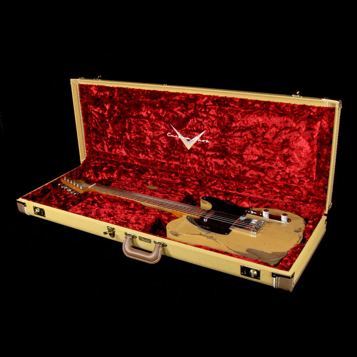 Fender Custom Shop 1951 Nocaster Roasted Ash Heavy Relic Electric Guitar Butterscotch Blonde