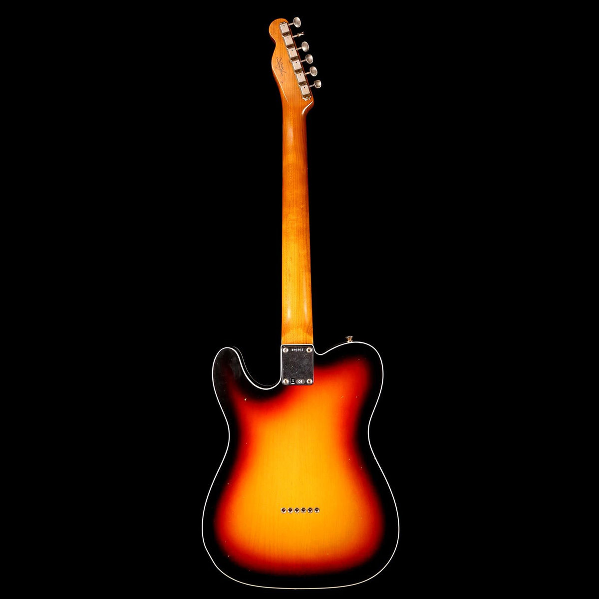 Fender Custom Shop 1962 Custom Telecaster Roasted Alder Journeyman Relic Electric Guitar 3-Tone Sunburst — 3