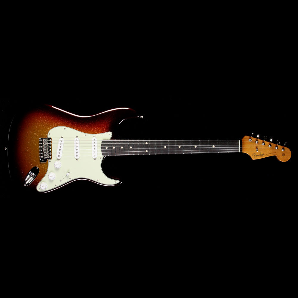 Fender Custom Shop '60 Stratocaster NOS Roasted Alder Electric Guitar 3-Tone Sunburst Sparkle — 2