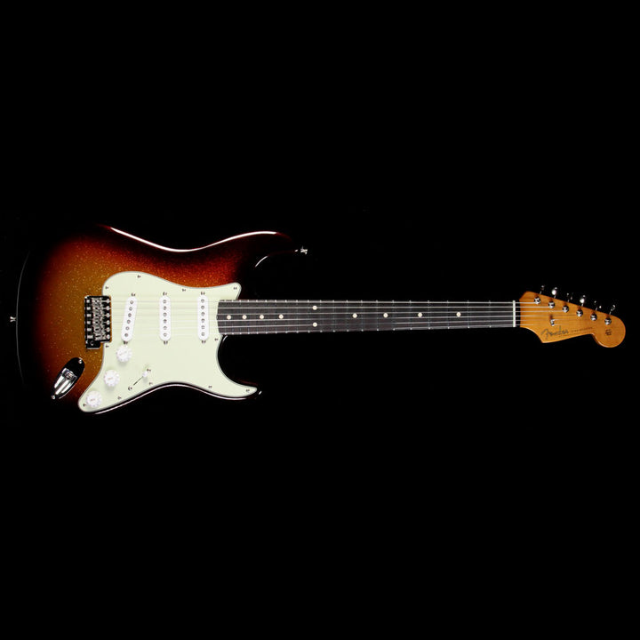 Fender Custom Shop '60 Stratocaster NOS Roasted Alder Electric Guitar 3-Tone Sunburst Sparkle