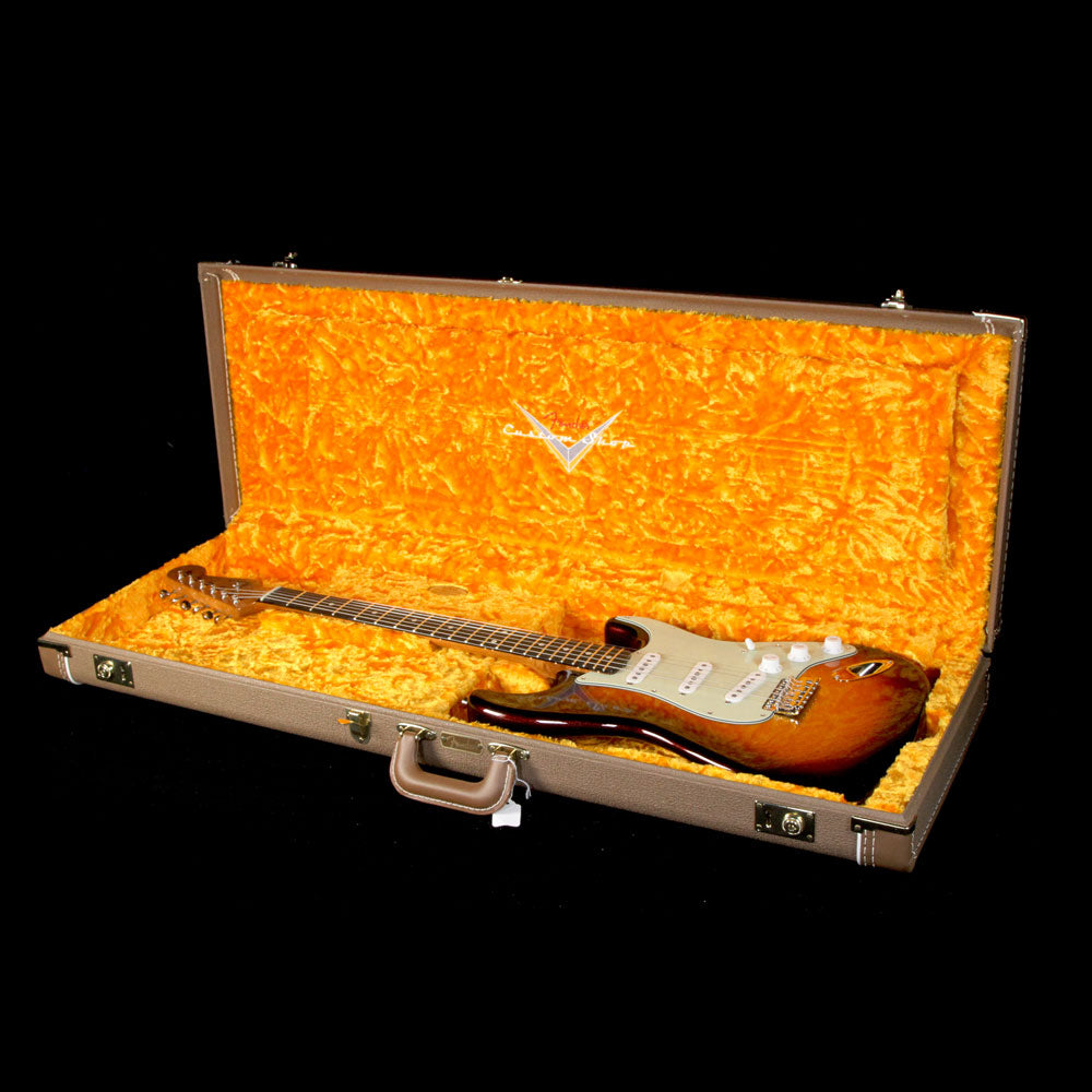 Fender Custom Shop '60 Stratocaster NOS Roasted Alder Electric Guitar 3-Tone Sunburst Sparkle — 5