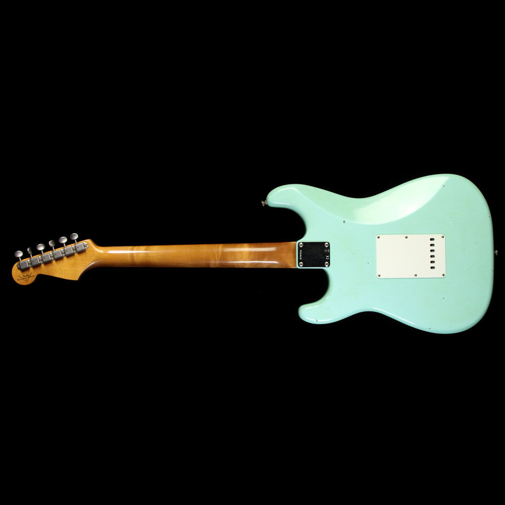 Fender Custom Shop Roasted Alder '62 Stratocaster Relic Electric Guitar Seafoam Green — 3