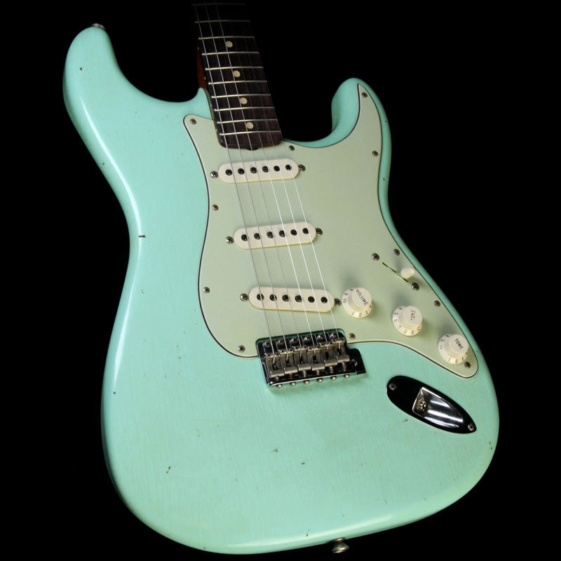 Fender Custom Shop Roasted Alder '62 Stratocaster Relic Electric Guitar Seafoam Green — 1