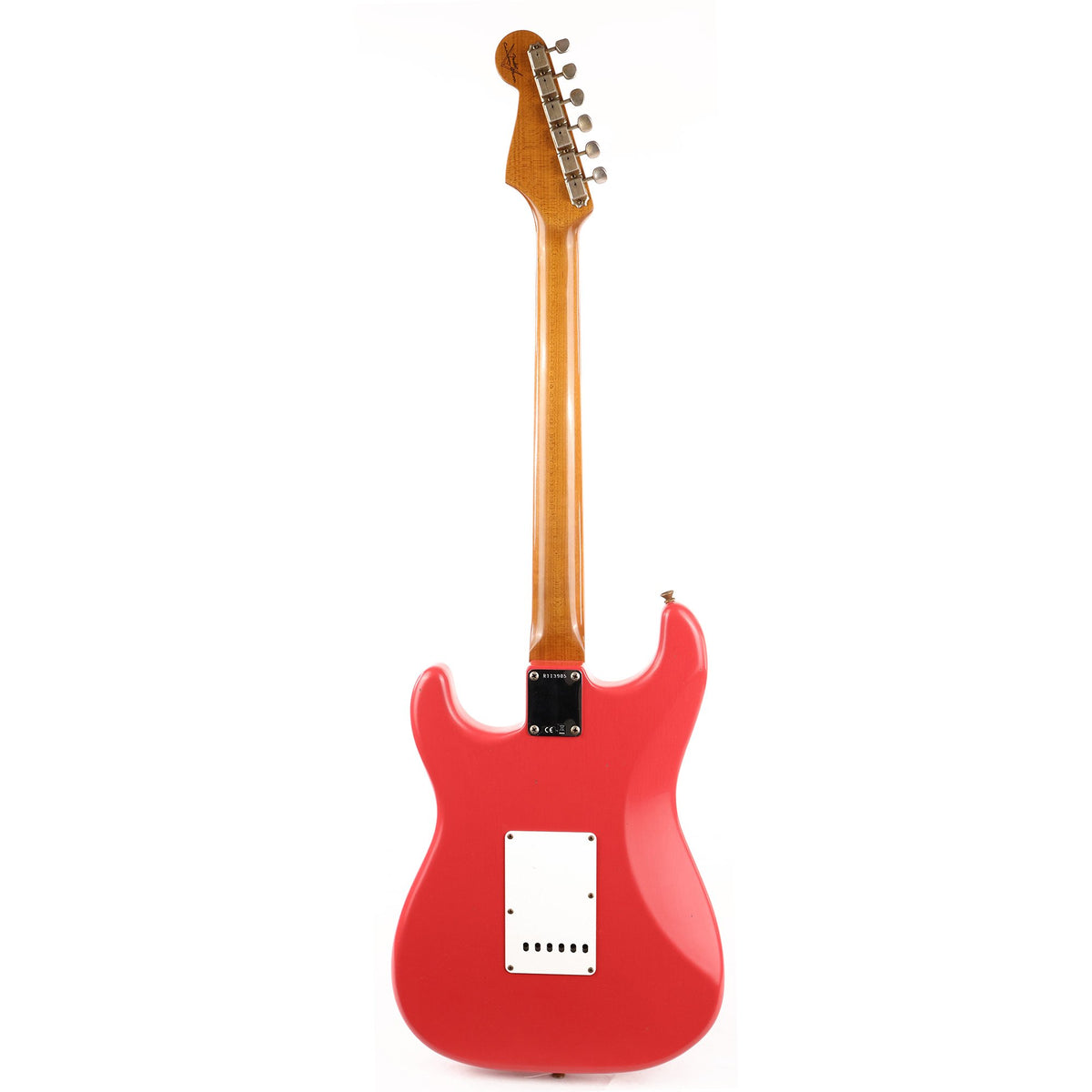 Fender Custom Shop 1963 Roasted Alder Stratocaster Journeyman Relic Fiesta Red — 3