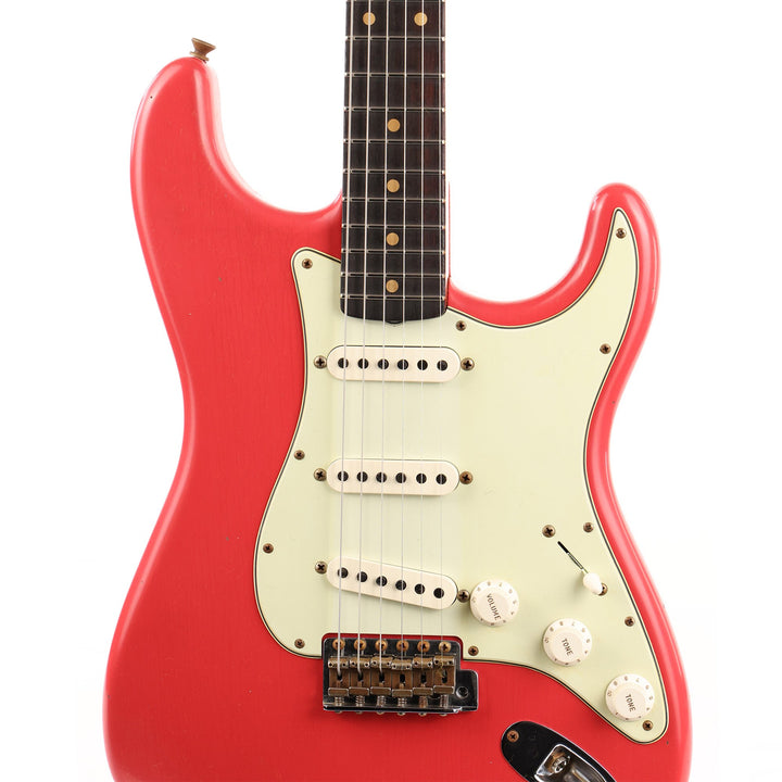 Fender Custom Shop 1963 Roasted Alder Stratocaster Journeyman Relic Fiesta Red