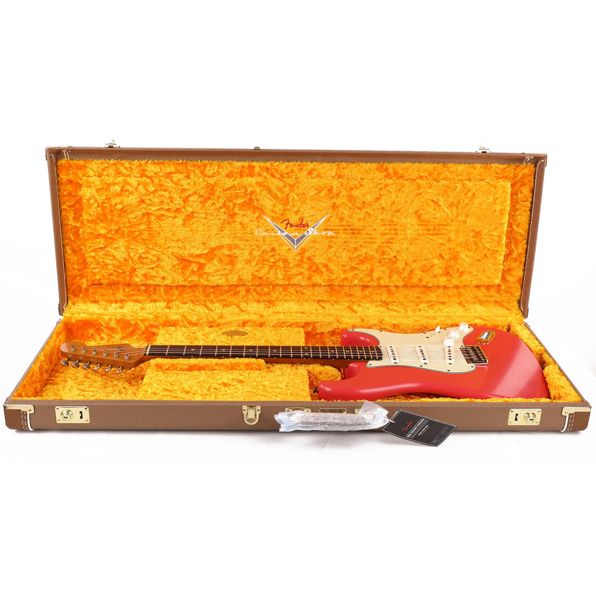Fender Custom Shop 1963 Roasted Alder Stratocaster Journeyman Relic Fiesta Red — 9