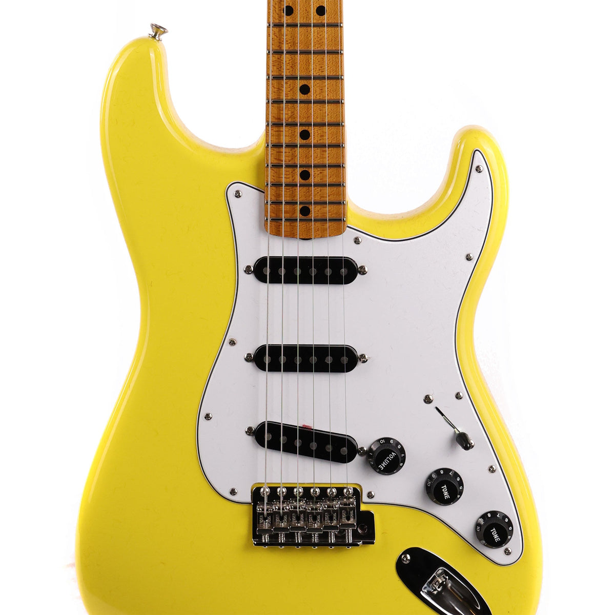 Fender Custom Shop Roasted Alder '69 Stratocaster NOS Monaco Yellow — 6
