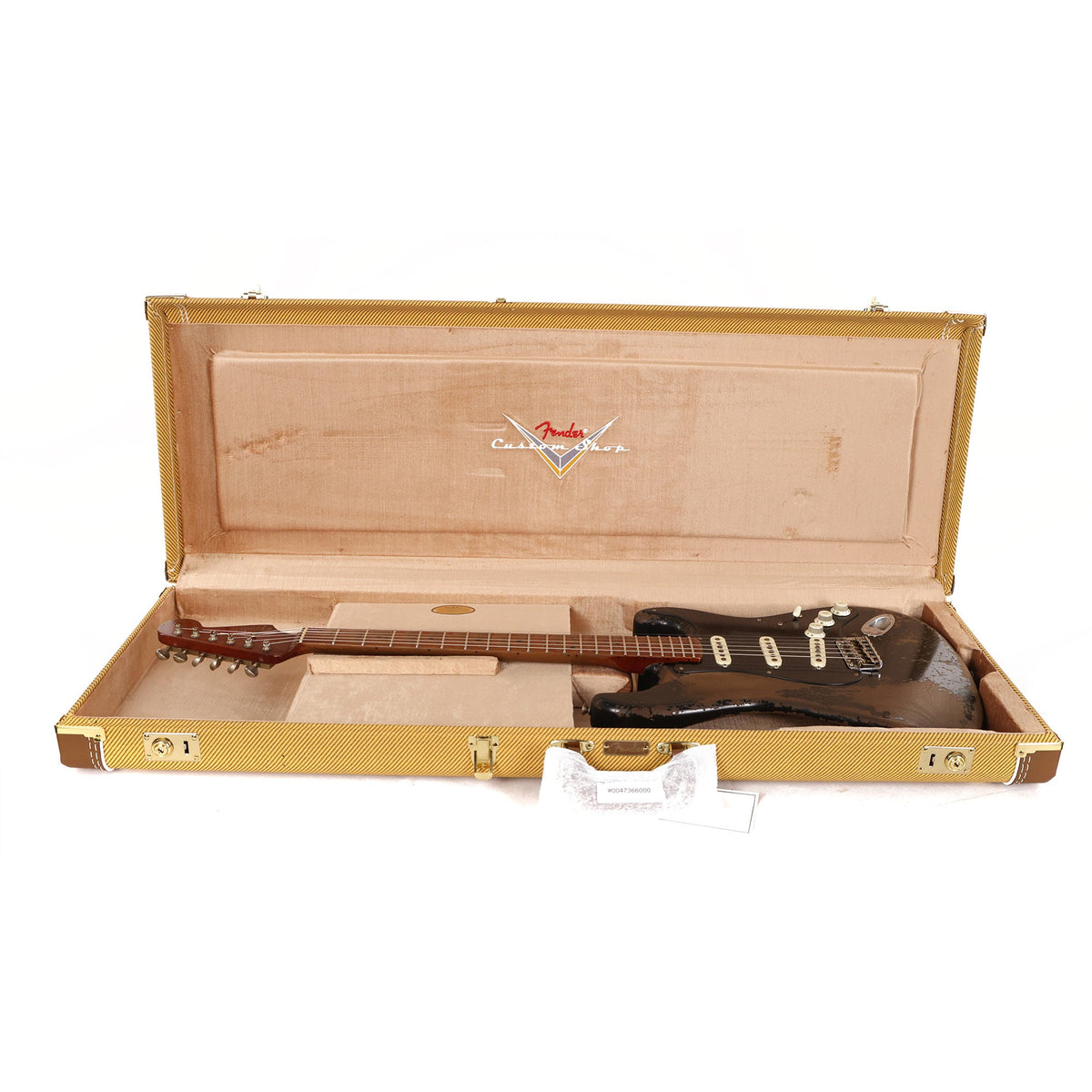 Fender Custom Shop 1957 Stratocaster Roasted Alder Masterbuilt Dale Wilson Heavy Relic Black — 12
