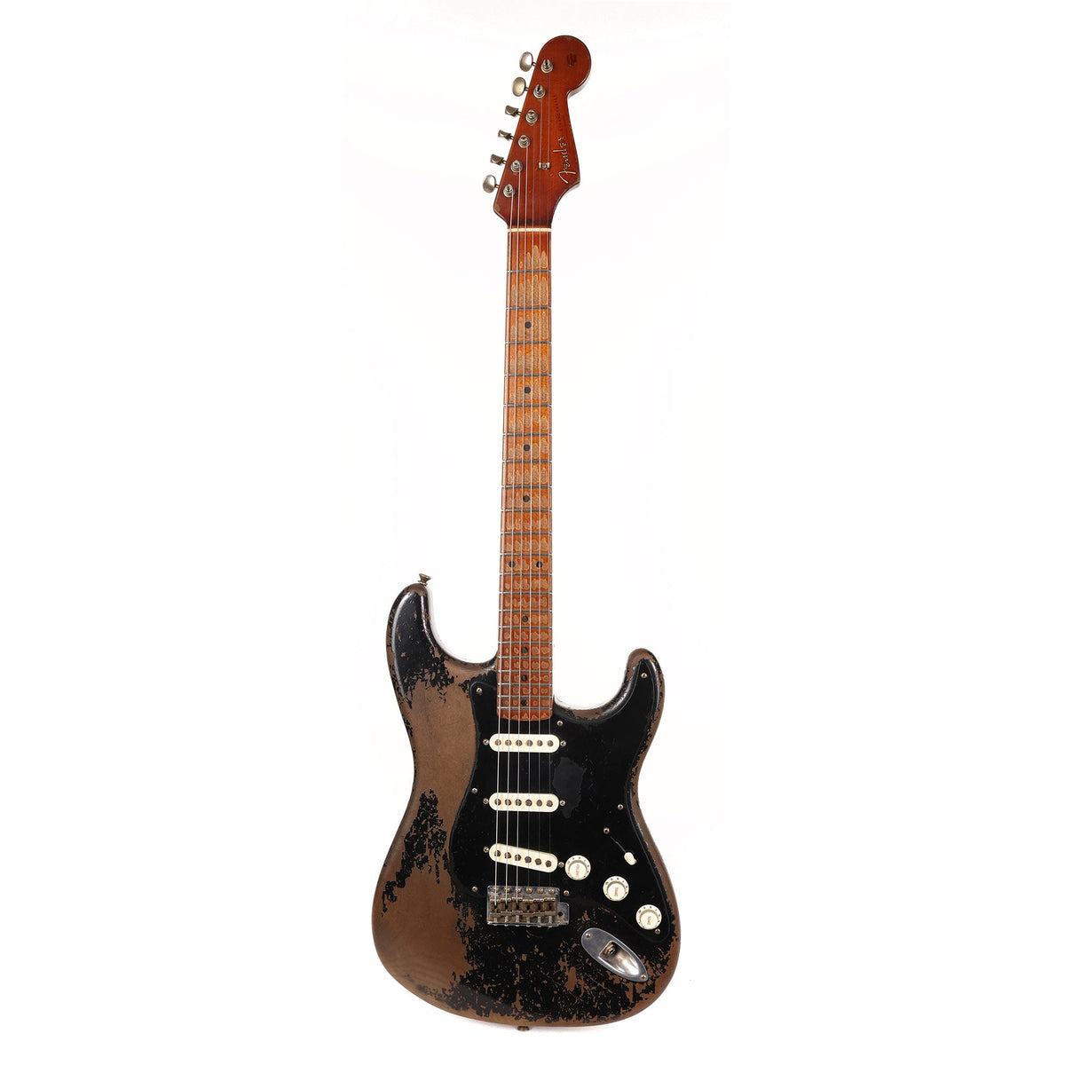 Fender Custom Shop 1957 Stratocaster Roasted Alder Masterbuilt Dale Wilson Heavy Relic Black — 2