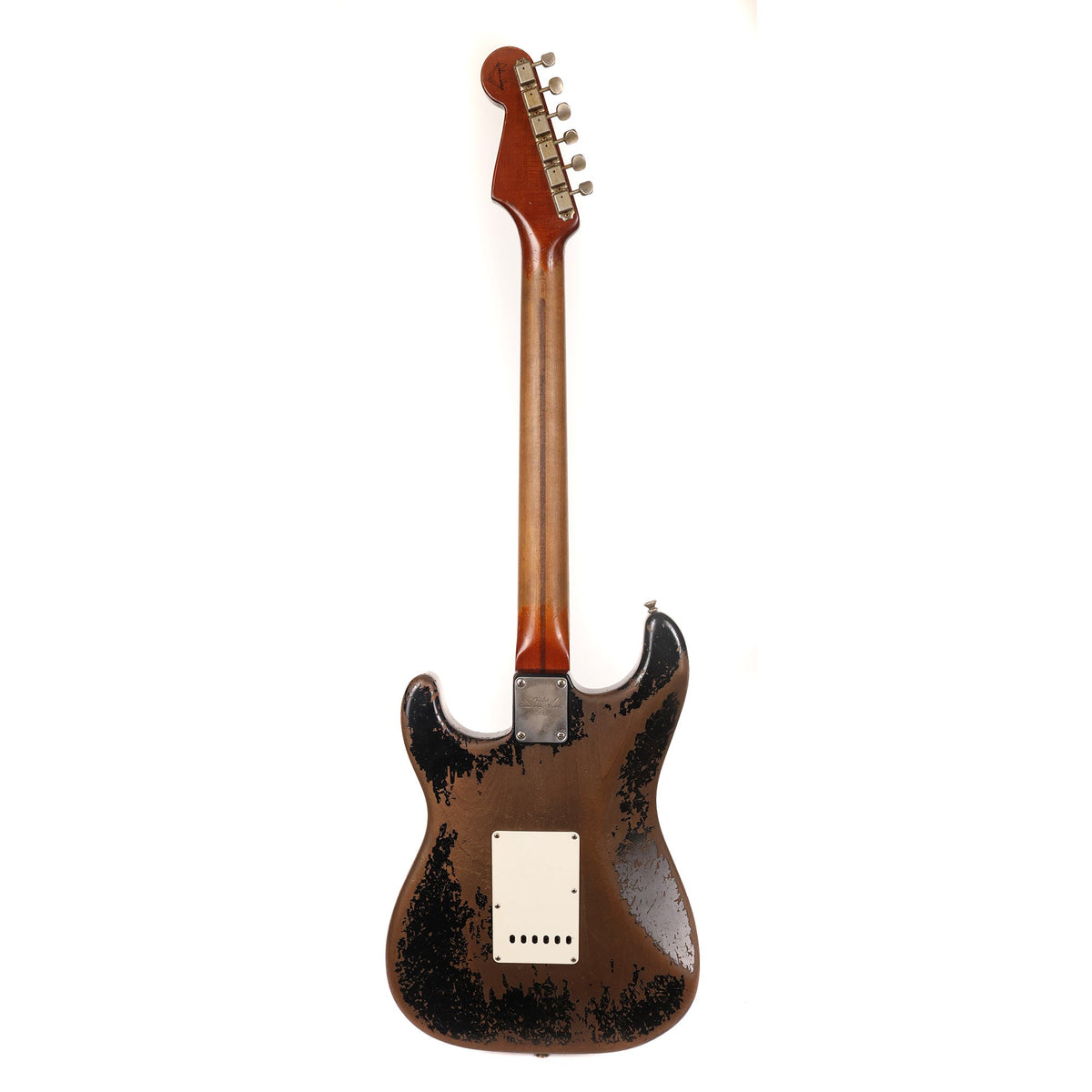 Fender Custom Shop 1957 Stratocaster Roasted Alder Masterbuilt Dale Wilson Heavy Relic Black — 3