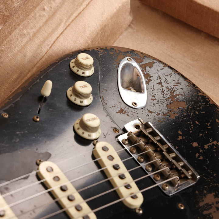 Fender Custom Shop 1957 Stratocaster Roasted Alder Masterbuilt Dale Wilson Heavy Relic Black