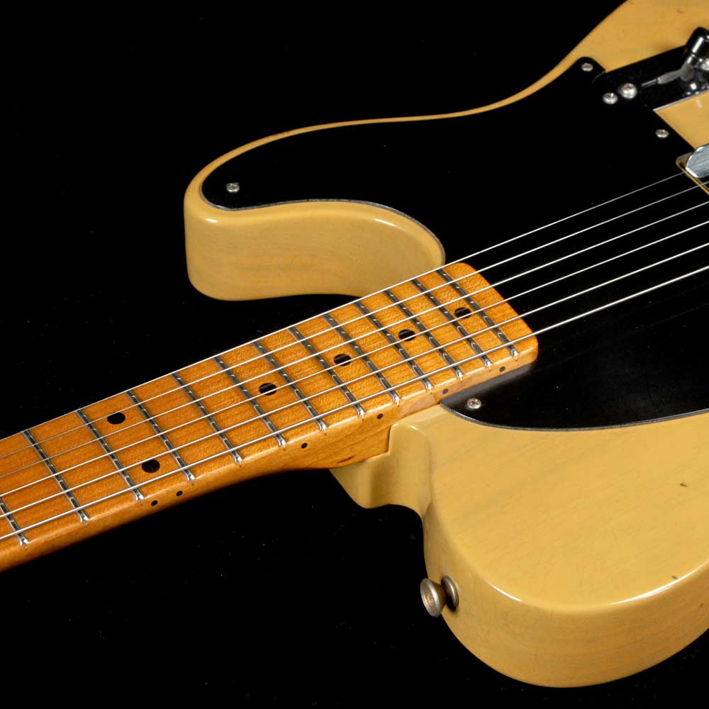 Fender Custom Shop '53 Esquire Masterbuilt Jason Smith Roasted Ash Butterscotch Blonde — 7