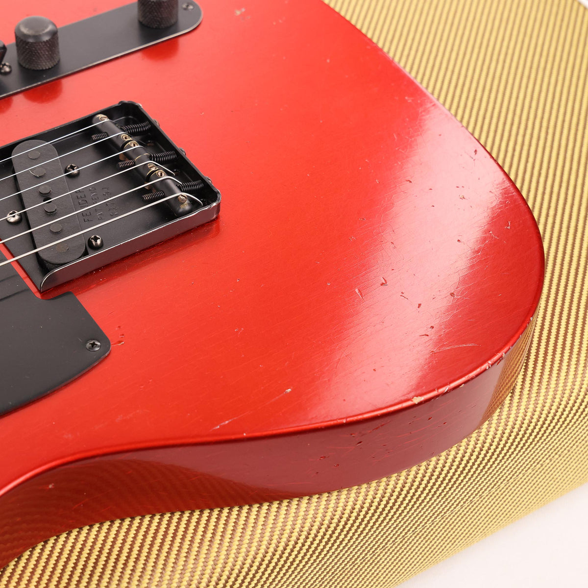 Fender Custom Shop 50s Telecaster Relic Blood Orange Roasted Alder and Flame Maple Masterbuilt Dennis Galuszka — 8