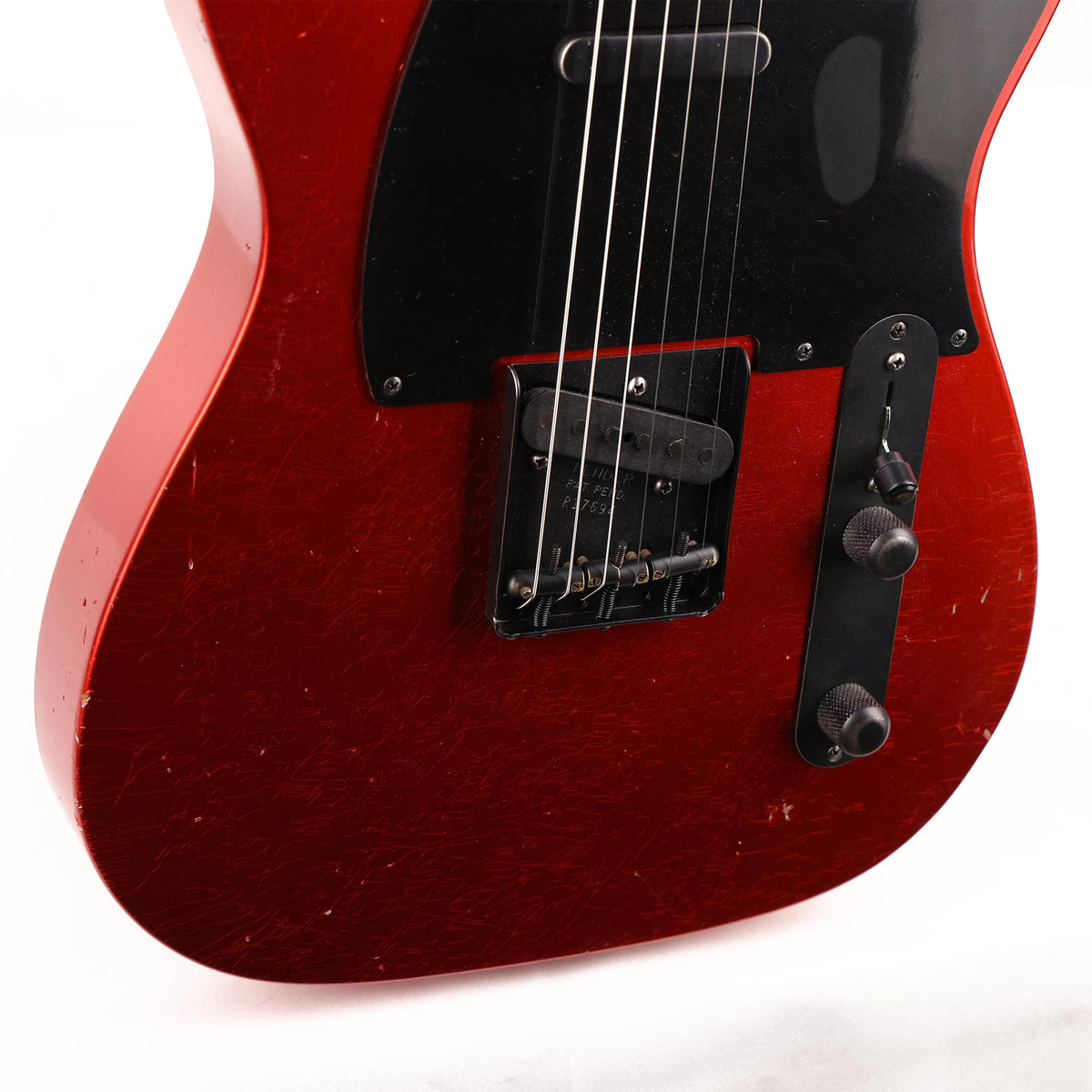 Fender Custom Shop 50s Telecaster Relic Blood Orange Roasted Alder and Flame Maple Masterbuilt Dennis Galuszka — 11