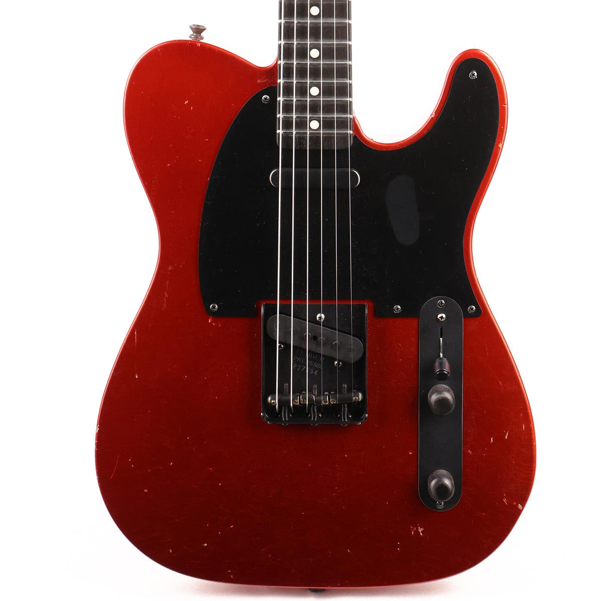 Fender Custom Shop 50s Telecaster Relic Blood Orange Roasted Alder and Flame Maple Masterbuilt Dennis Galuszka — 1
