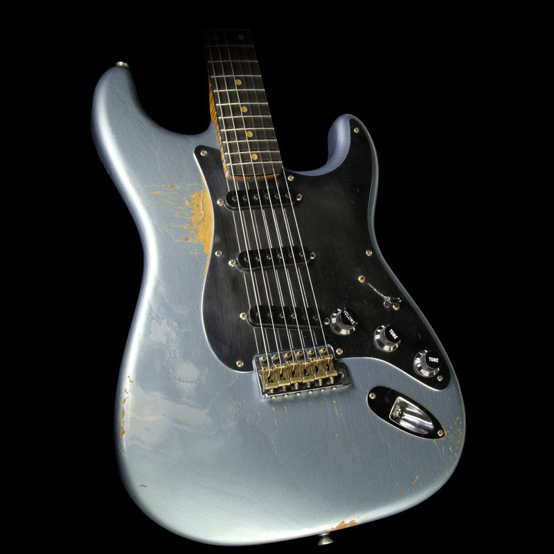 Fender Custom Shop Masterbuilt Paul Waller 1956 Roasted Ash Heavy Relic Stratocaster Electric Guitar Ice Blue Metallic — 1