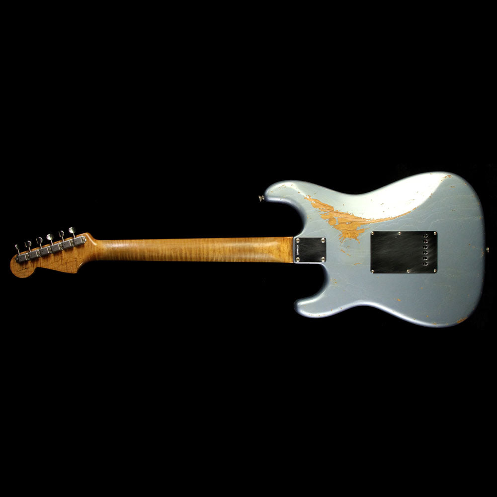 Fender Custom Shop Masterbuilt Paul Waller 1956 Roasted Ash Heavy Relic Stratocaster Electric Guitar Ice Blue Metallic — 3