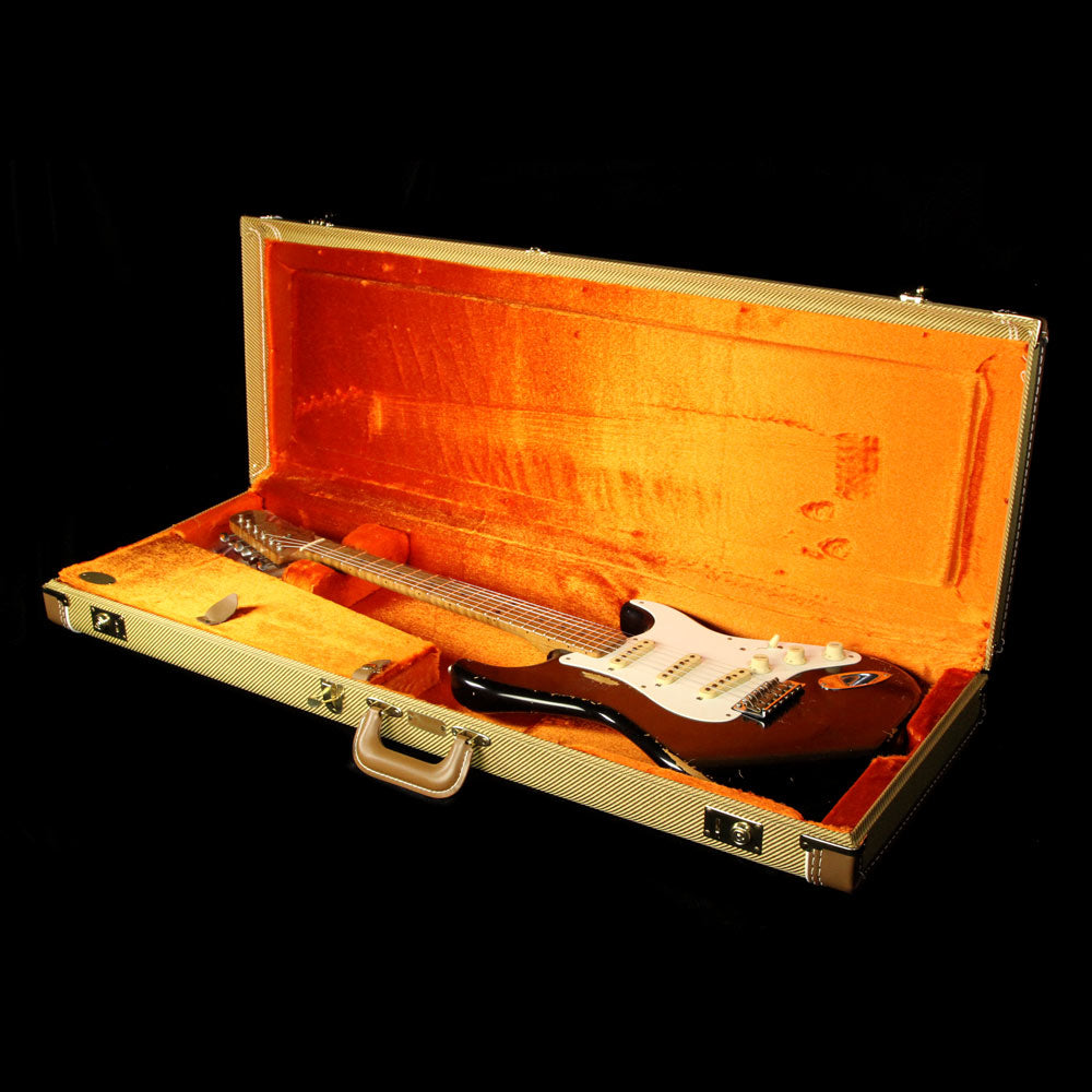 Fender Custom Shop Masterbuilt Paul Waller '59 Stratocaster Heavy Relic Roasted Alder Electric Guitar Black — 5