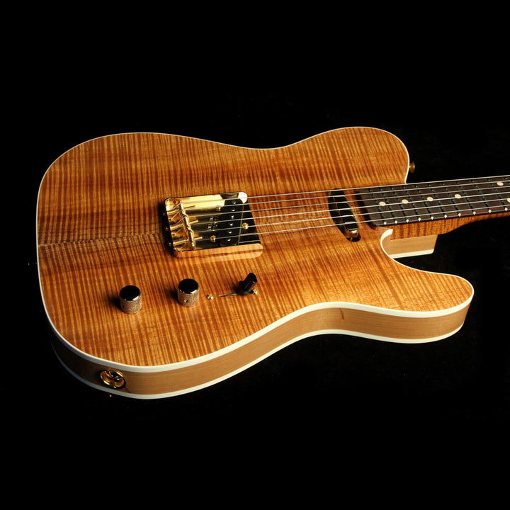 Fender Custom Shop Masterbuilt Yuriy Shishkov 1962 Telecaster Custom Electric Guitar Koa Top Brazilian Rosewood Fretboard