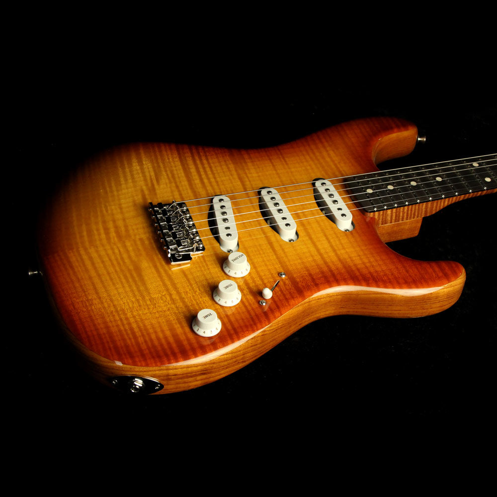 Fender Custom Shop Masterbuilt Yuriy Shishkov 1963 Stratocaster Electric Guitar Brazilian Board Tobacco Edge Burst — 6