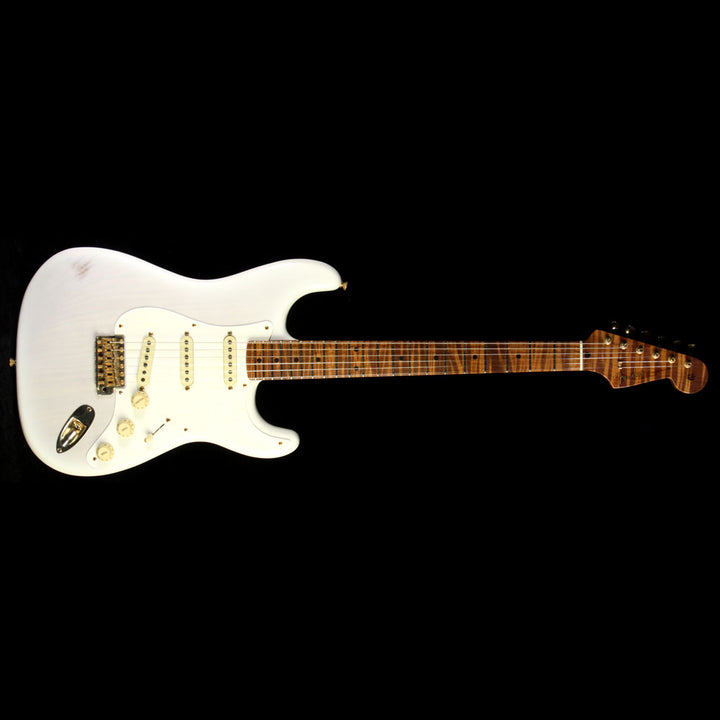 Fender Custom Shop Masterbuilt Greg Fessler '58 Stratocaster Journeyman Relic Roasted Ash Electric Guitar Mary Kaye Blonde