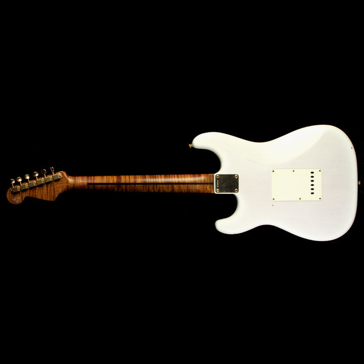 Fender Custom Shop Masterbuilt Greg Fessler '58 Stratocaster Journeyman Relic Roasted Ash Electric Guitar Mary Kaye Blonde