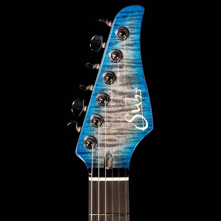 Suhr Standard Trans Charcoal with Blue Burst Back Finish