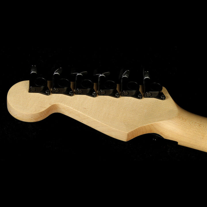 Used 2010 Charvel Custom Shop San Dimas Electric Guitar Rising Sun Green with Gold Leaf Letters