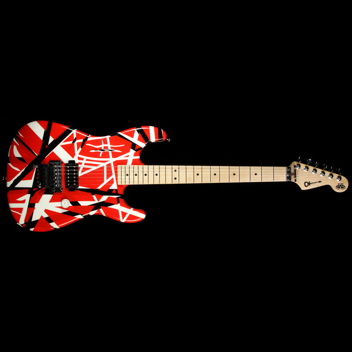 Used Charvel EVH Art Series Electric Guitar Red, Black & White