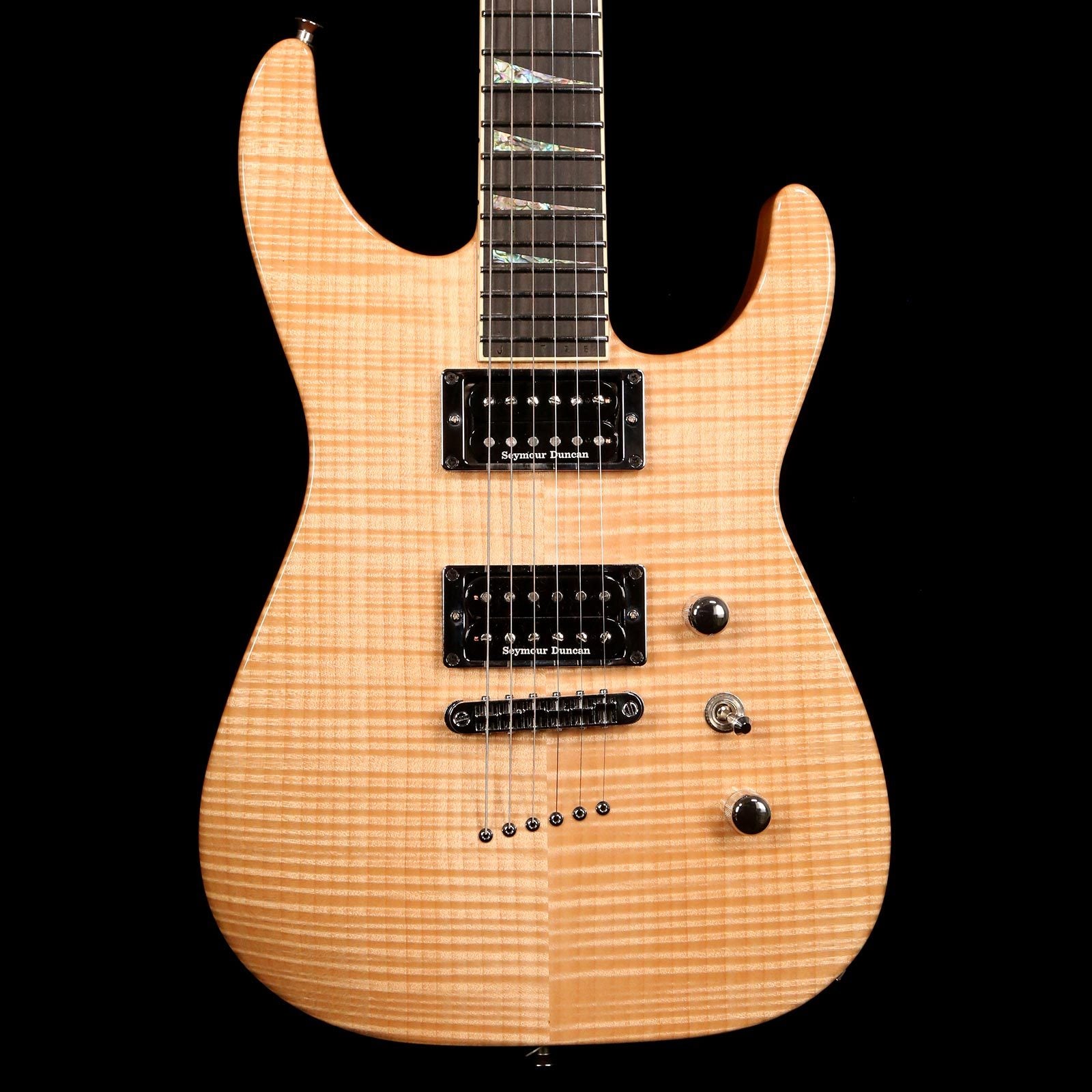 Jackson Custom Shop Soloist SL2HT Flame Top Natural | The Music Zoo