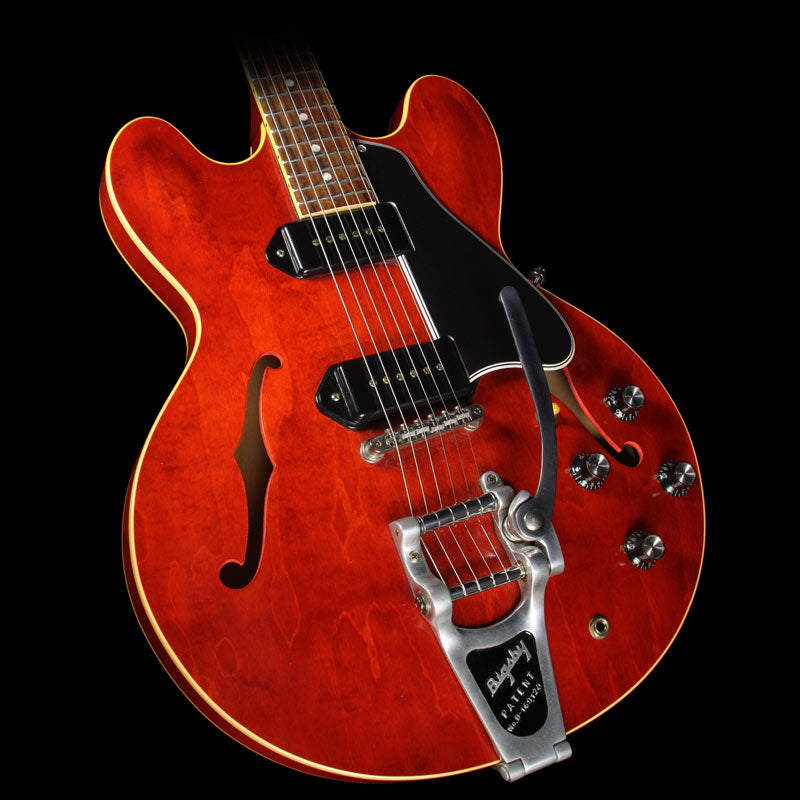 Used 2012 Gibson Custom Shop ES-330 VOS Electric Guitar with Bigsby Vintage Cherry — 1