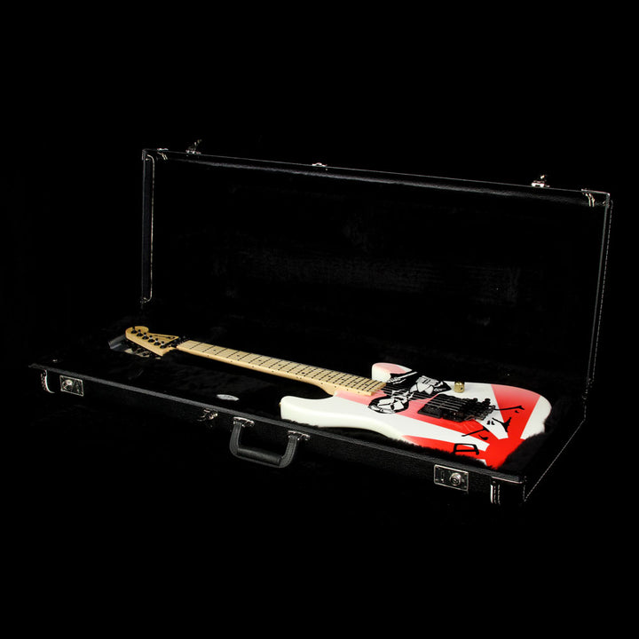 Used 2007 Charvel Custom Shop Warren DeMartini San Dimas Electric Guitar Bomber Graphic