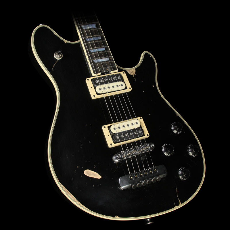 Used 2016 EVH Wolfgang Custom Relic USA Electric Guitar Black — 1