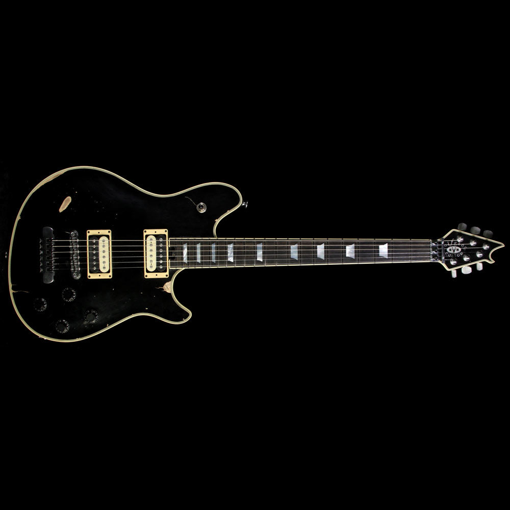 Used 2016 EVH Wolfgang Custom Relic USA Electric Guitar Black — 2
