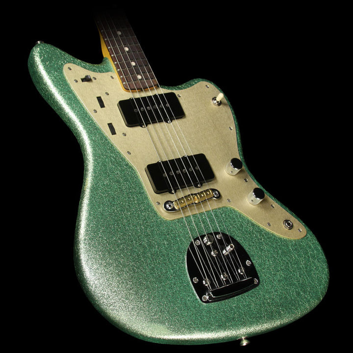 Fender Custom Shop Limited Edition 1958 Jazzmaster Closet Classic Electric Guitar Seafoam Sparkle