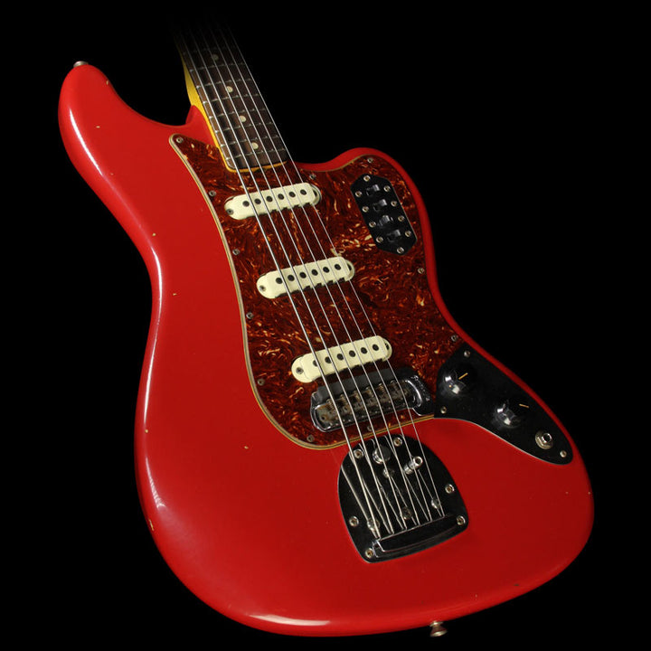 Fender Custom Shop Bass VI Journeyman Relic Electric Bass Dakota Red