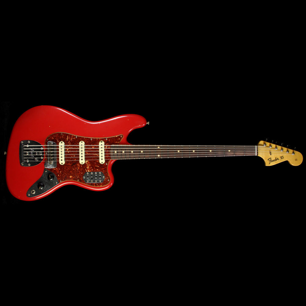 Fender Custom Shop Bass VI Journeyman Relic Electric Bass Dakota Red — 2