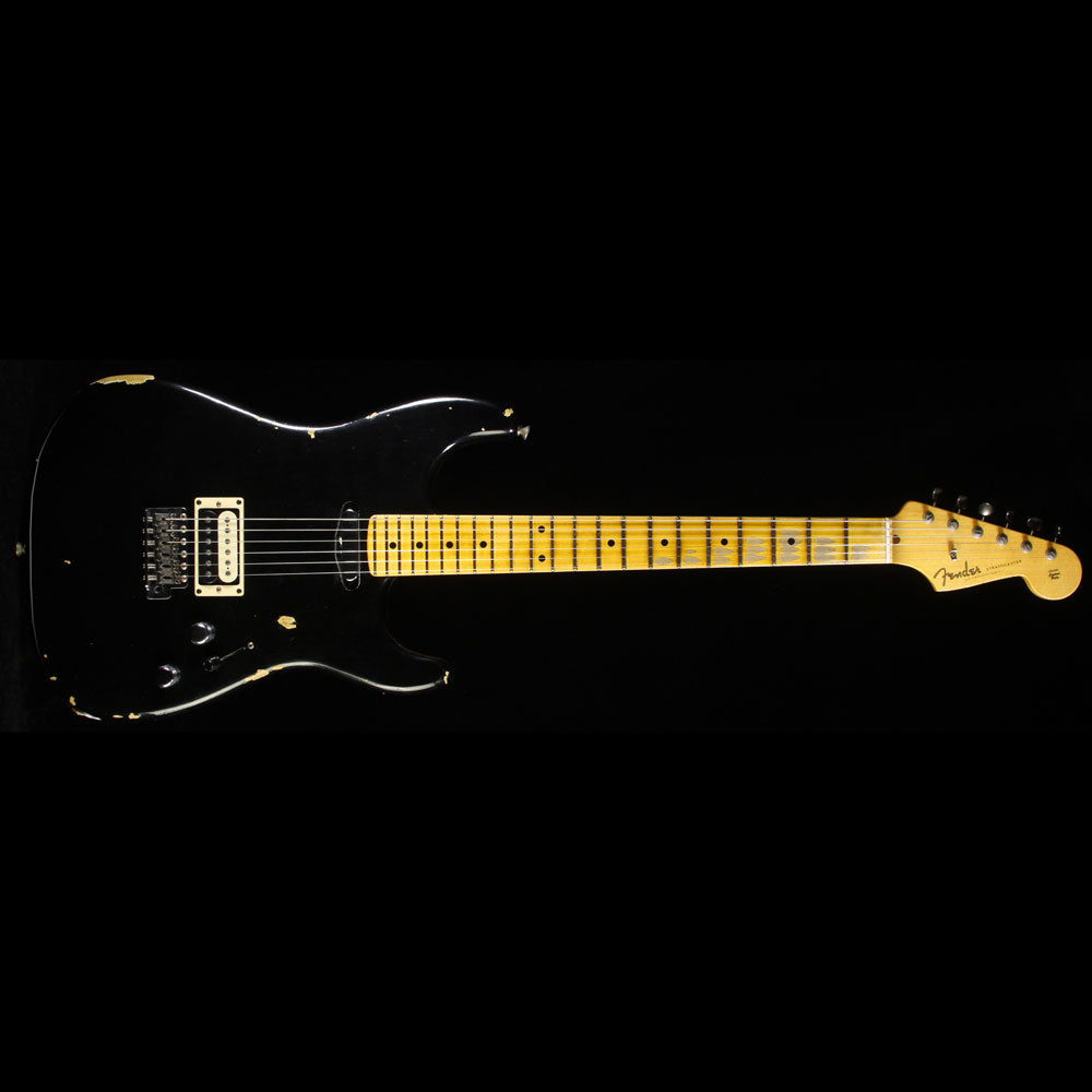 Fender Custom Shop 2016 Limited Edition Relic H/S Stratocaster Electric Guitar Aged Black — 2