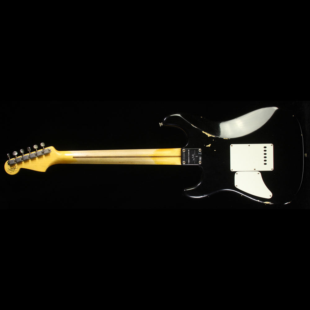 Fender Custom Shop 2016 Limited Edition Relic H/S Stratocaster Electric Guitar Aged Black — 3
