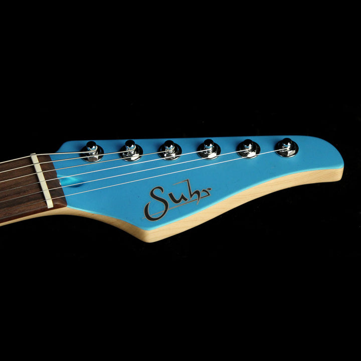 Used Suhr Standard Carve Top Electric Guitar Blue Chill