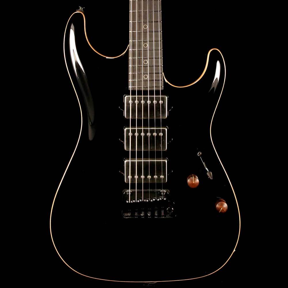 Suhr Standard Carve Top Roasted Maple Neck Gloss Black — 1