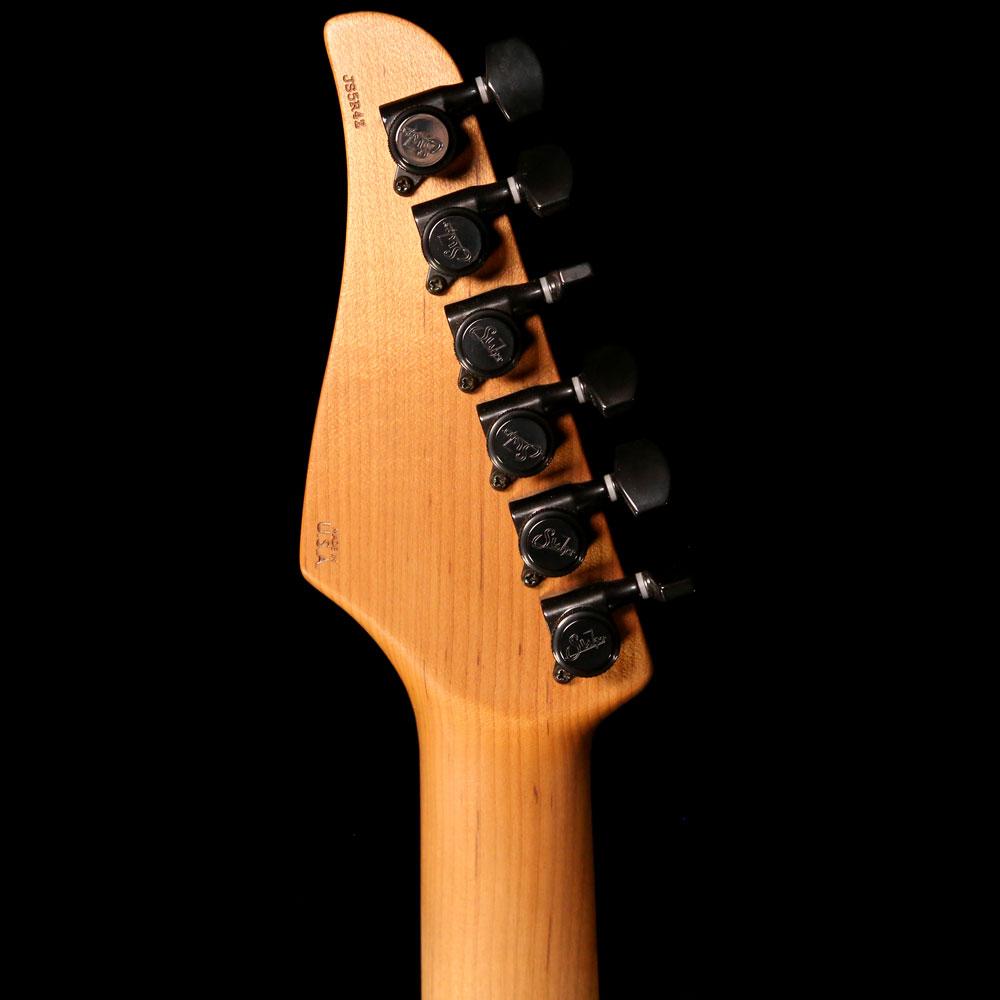 Suhr Standard Carve Top Roasted Maple Neck Gloss Black — 5