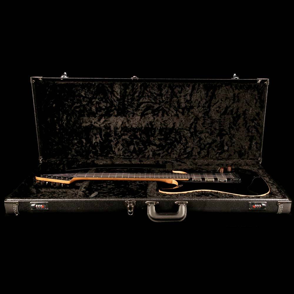 Suhr Standard Carve Top Roasted Maple Neck Gloss Black — 8