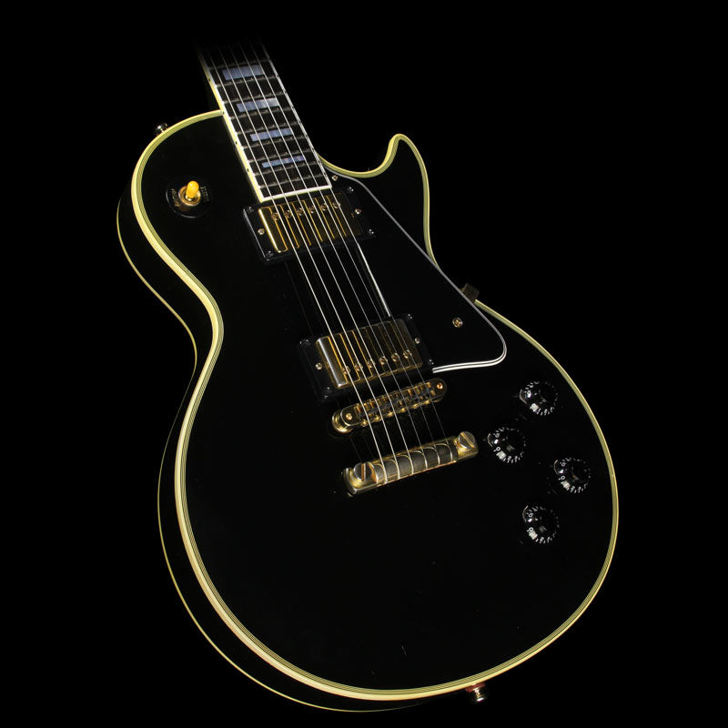 Used 2002 Gibson Custom Shop 1957 Les Paul Custom Electric Guitar Ebony — 1