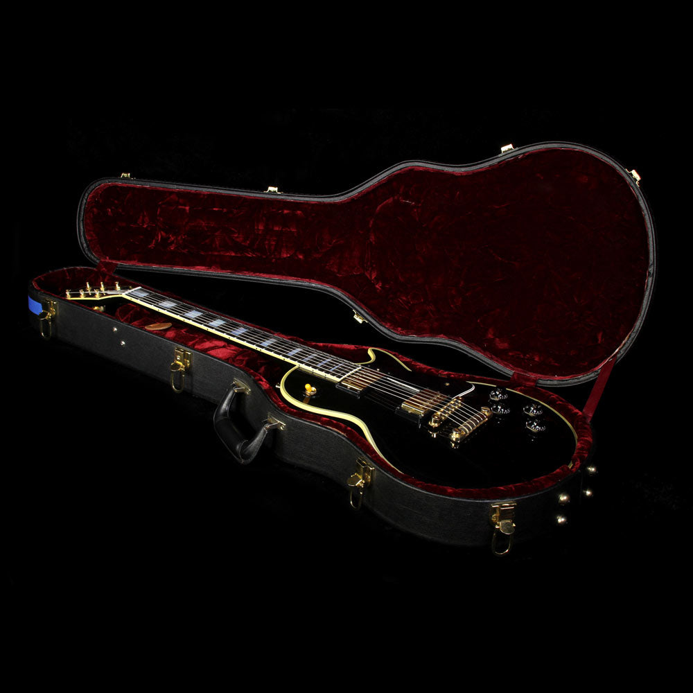 Used 2002 Gibson Custom Shop 1957 Les Paul Custom Electric Guitar Ebony — 5