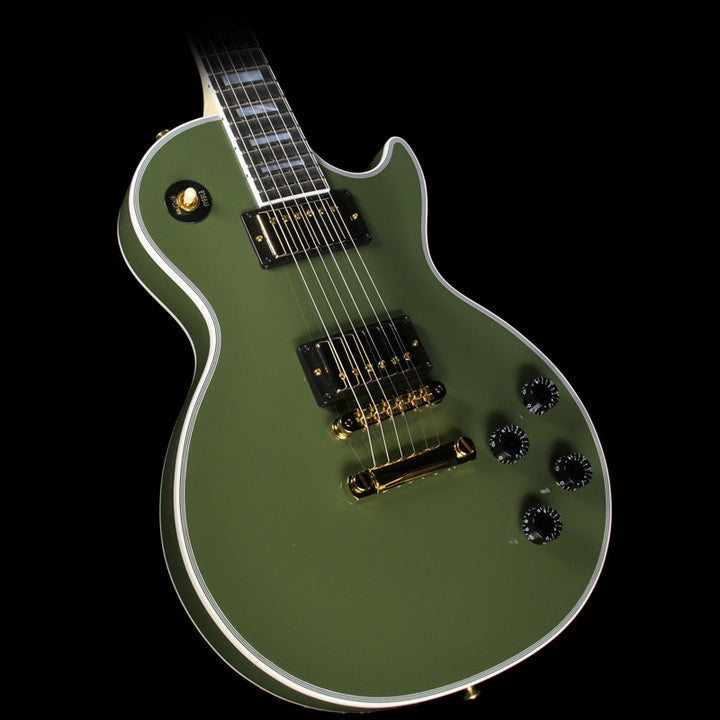Gibson Custom Shop Made 2 Measure Les Paul Custom Electric Guitar Olive Green